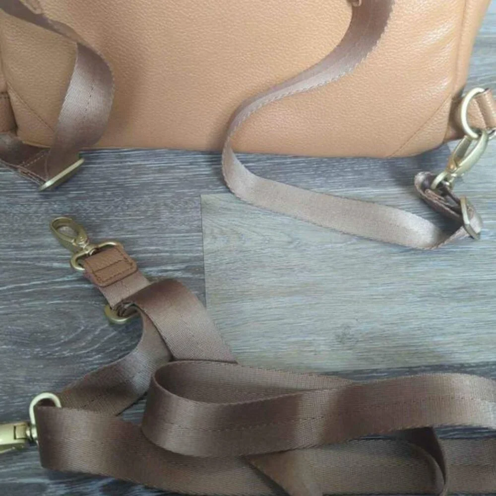 Freshly Picked Diaper Bag Backpack, Wipeable Vegan‎ Leather Diaper Bag
